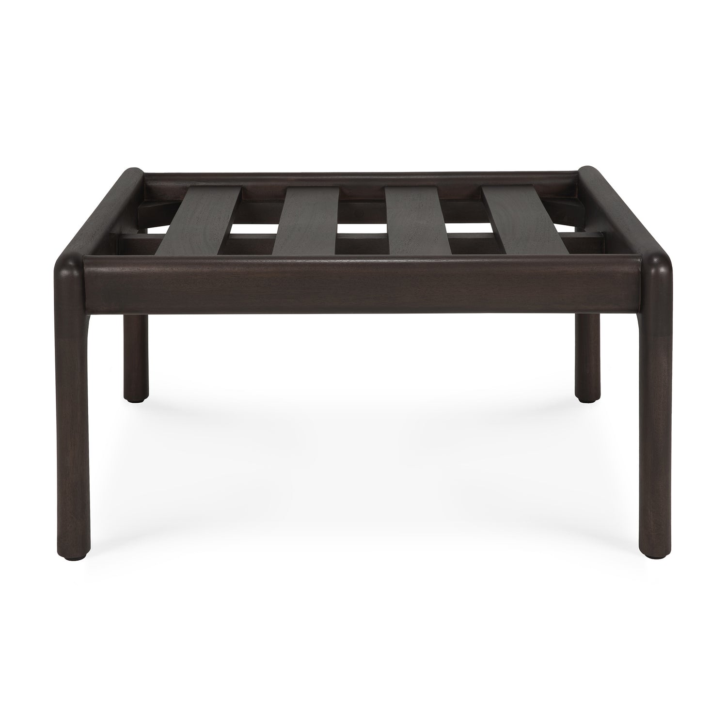 Jack Footstool Frame, Varnished Mahogany, Dark Brown