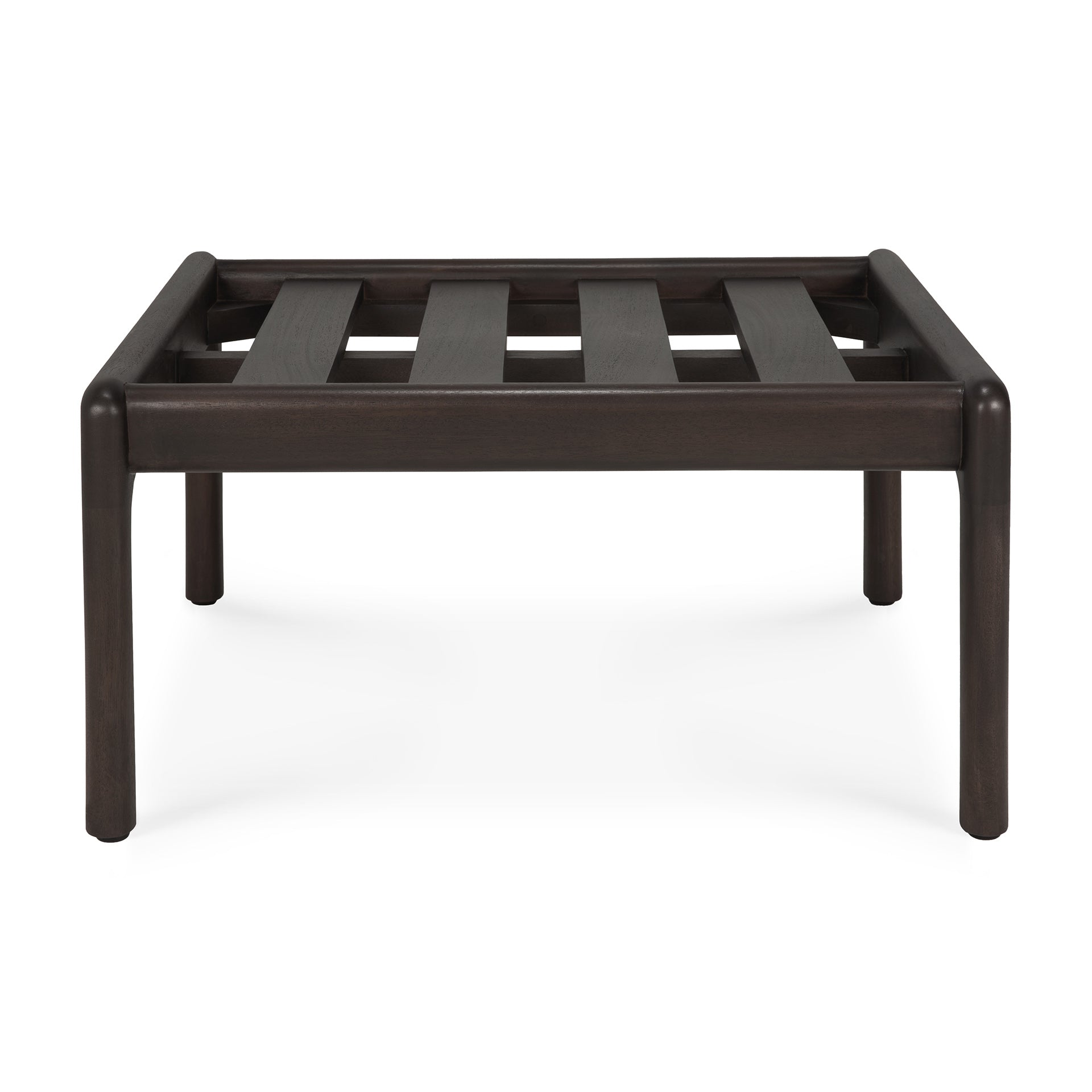 Jack Footstool Frame, Varnished Mahogany, Dark Brown