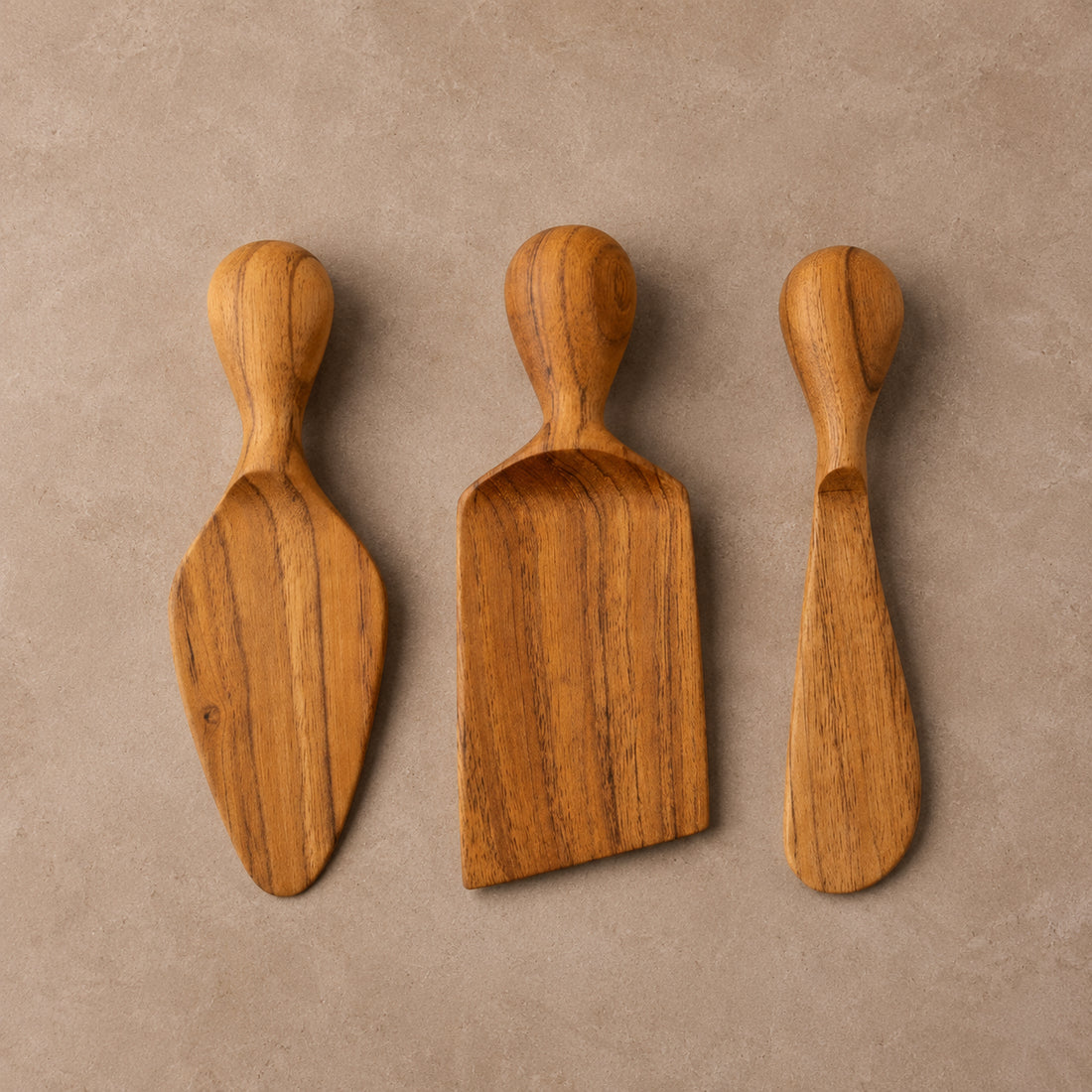 Padma Teak Cheese Set