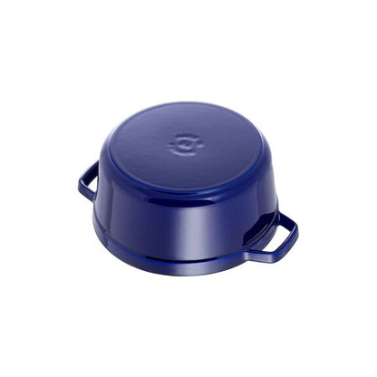 Staub Round Cocotte, 7qt, Dark Blue