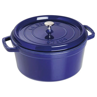 Staub Round Cocotte, 7qt, Dark Blue