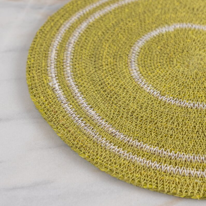 Hydra Placemat, Chartreuse