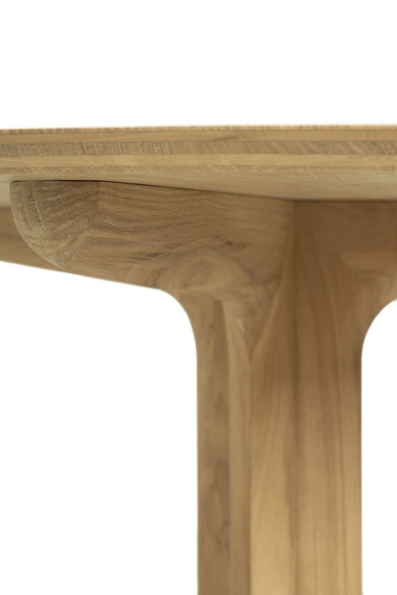 Corto Solid Oak Dining Table, Round