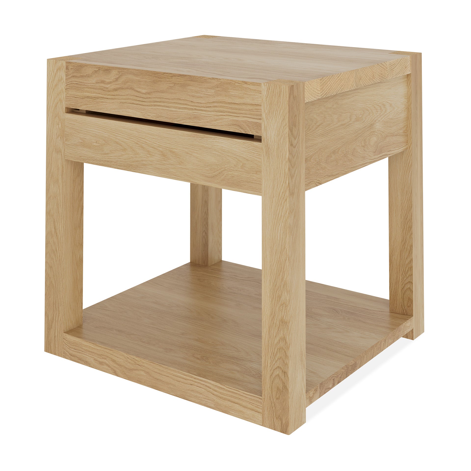 Azur Solid Oak Bedside Table