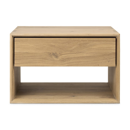 Nordic II Solid Oak Bedside Table