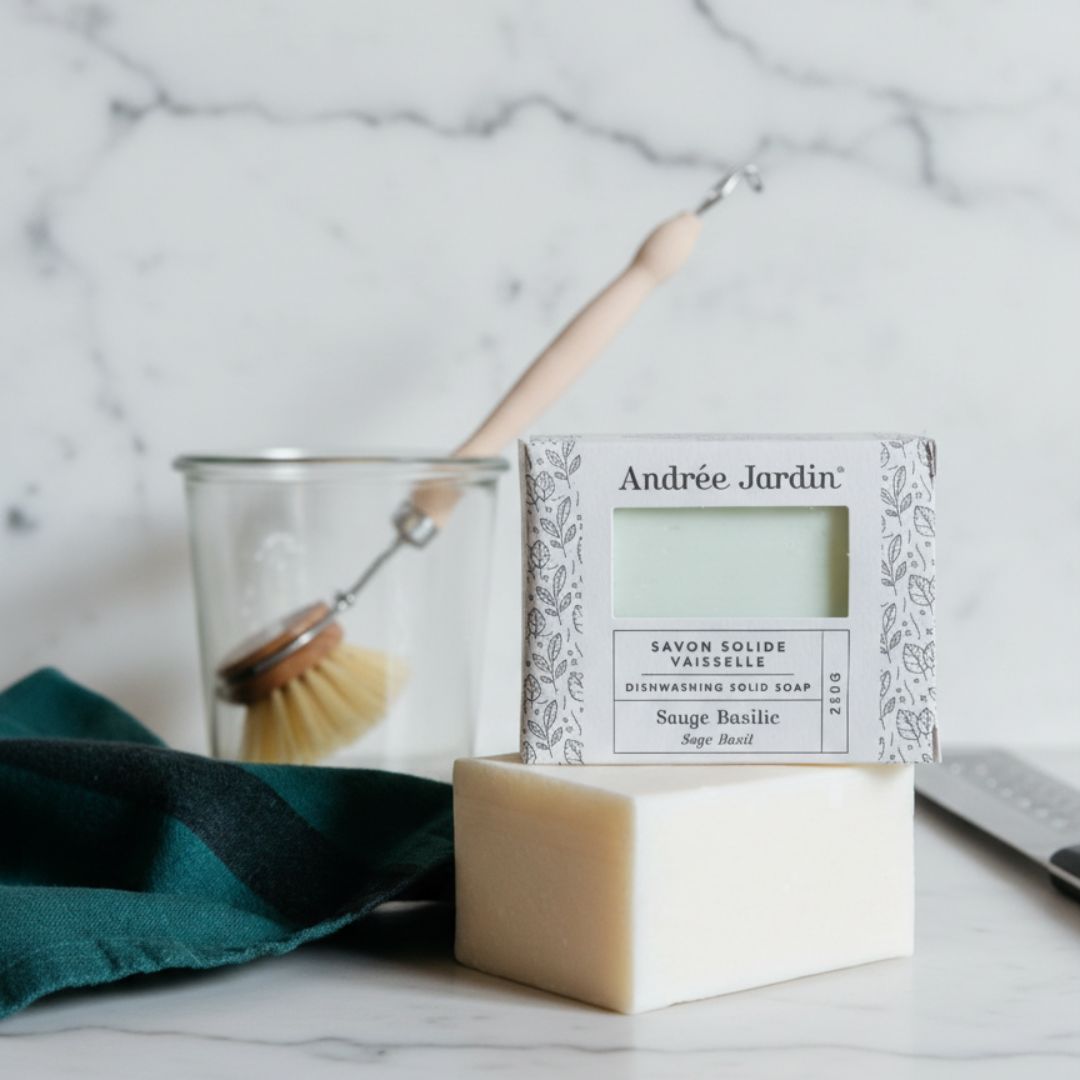Andree Jardin Solid Dish Washing Soap - Sage Basil