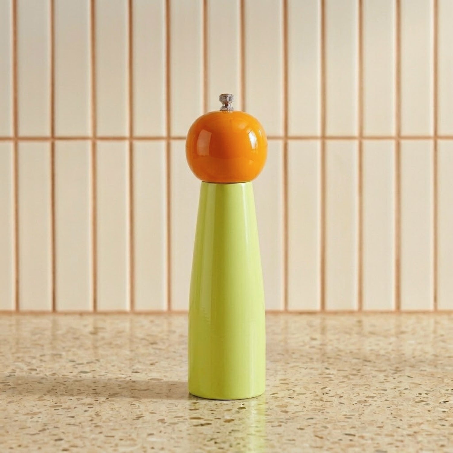 Harlow Bright Salt &amp; Pepper Mill, Key Lime