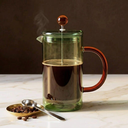 Niko French Press, Green &amp; Amber