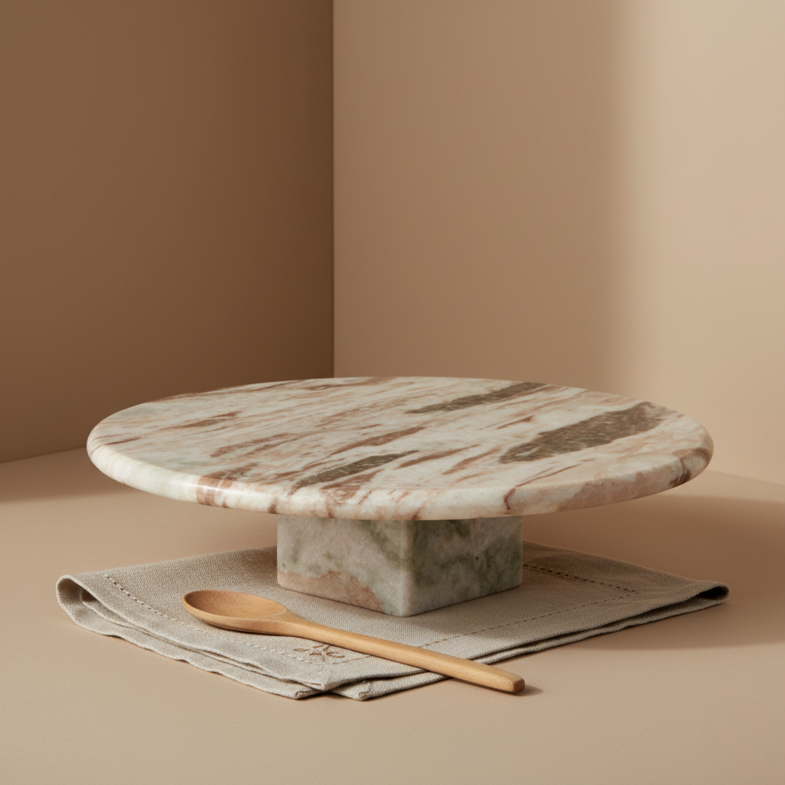 Waterfall Marble Footed Board