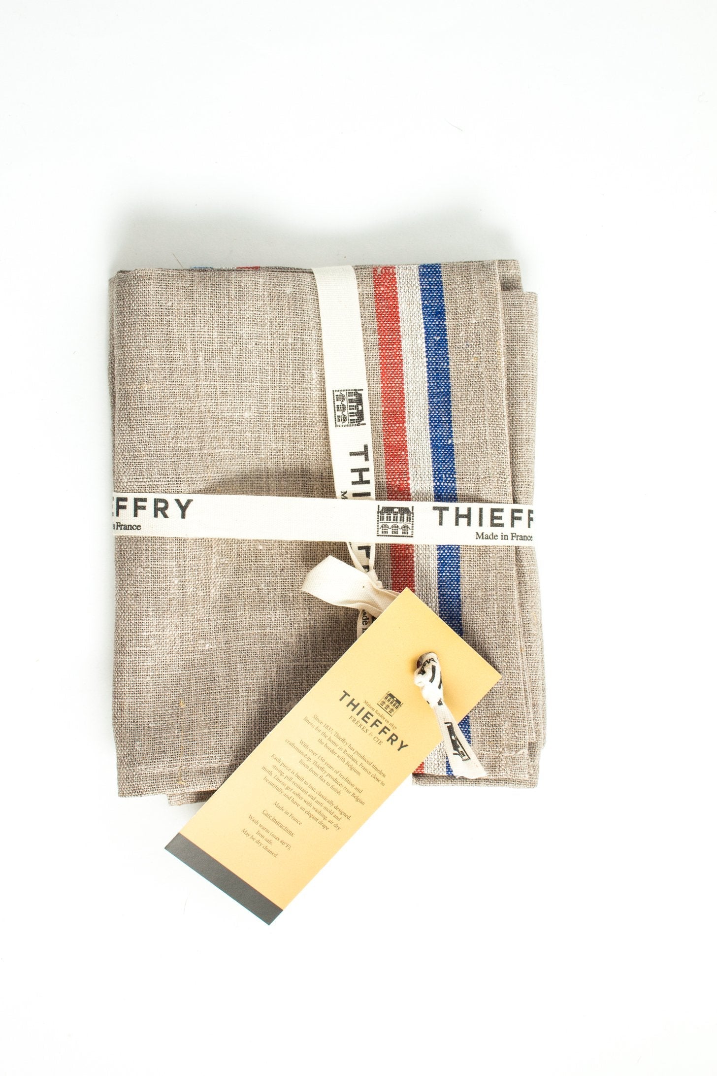 Thieffry Set of 2 French Flag Dish Towels (22&quot; x 32&quot;) - French Dry Goods