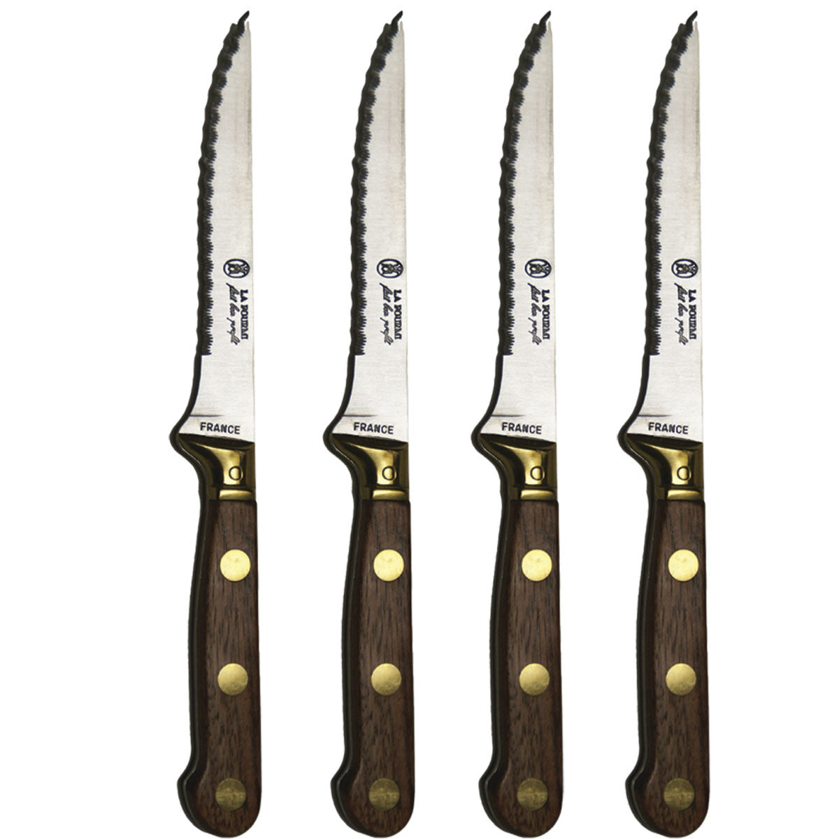 La Fourmi Laiton Steak Knives in Presentation Box (Set of 4) Cutlery Laguiole Brand_Laguiole Kitchen_Dinnerware Kitchen_Kitchenware Knife Sets Laguiole Spring Collection 7900-10530_98d7123a-06eb-4cce-8a81-1cb153962761