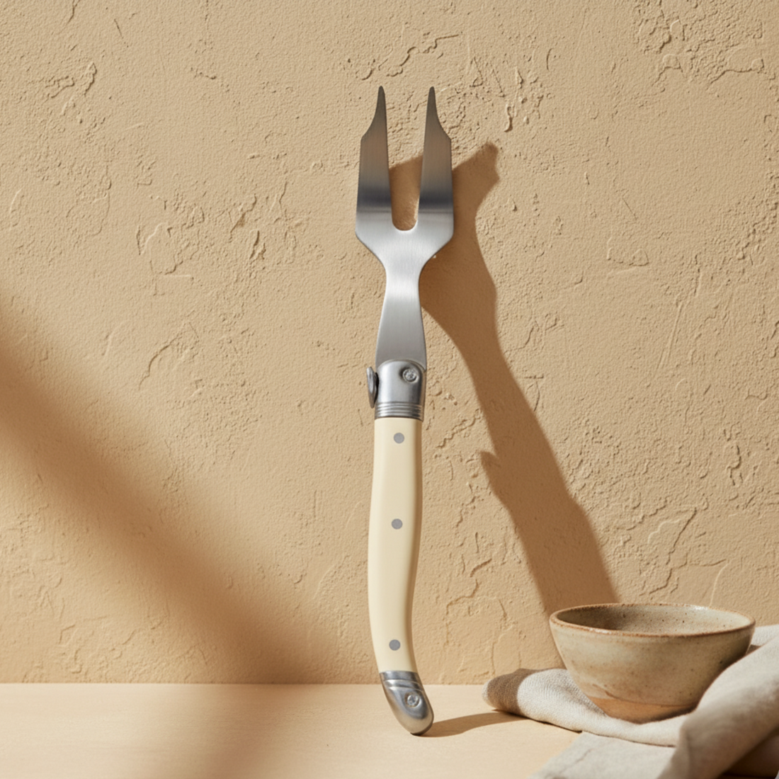 Set of 4 Laguiole Mini Cheese Fork Ivory