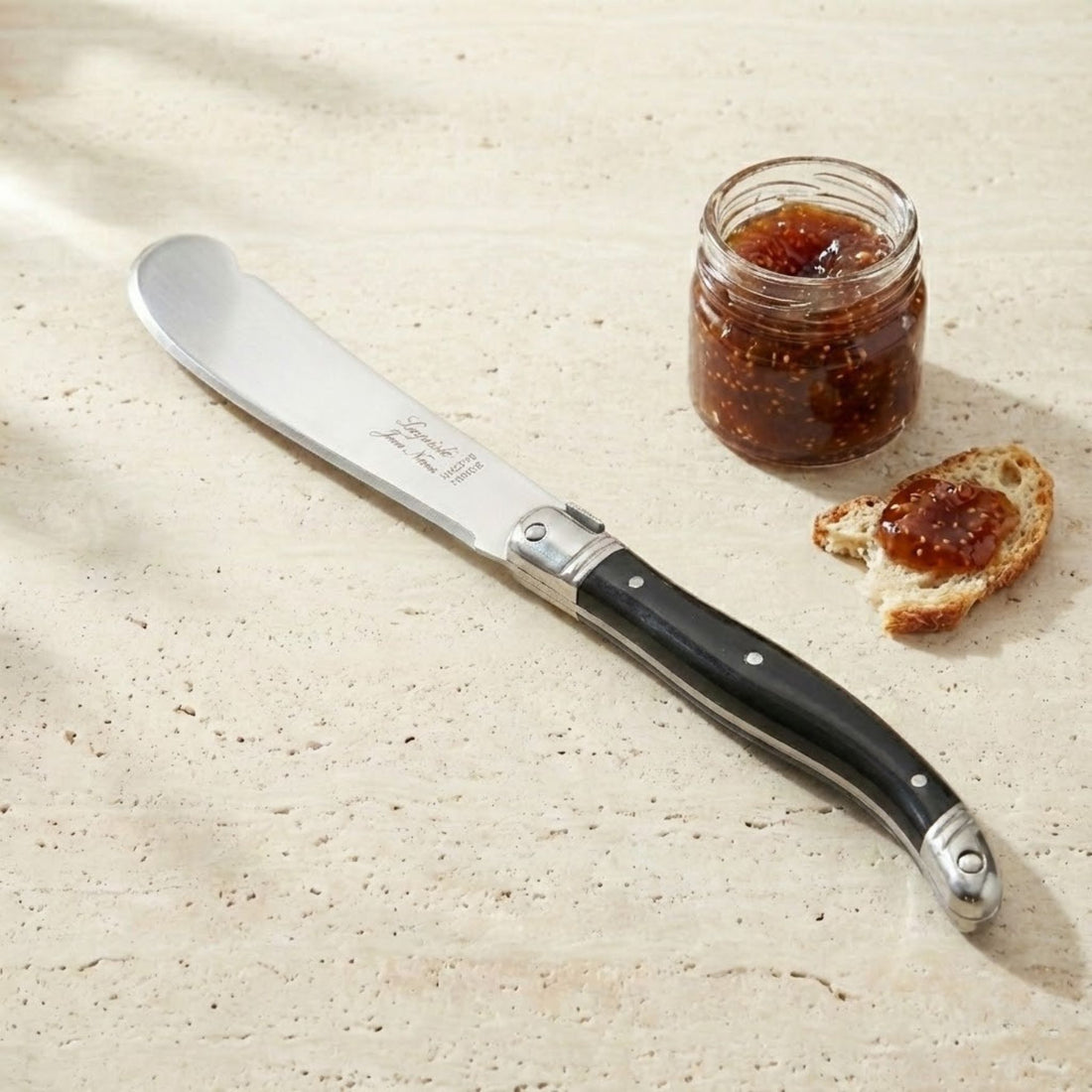 Laguiole Large Spreader, Black