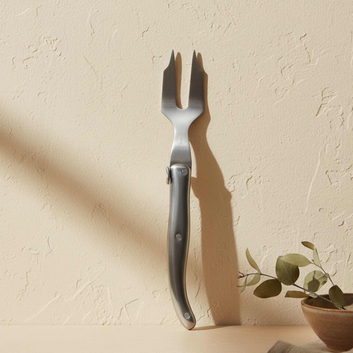 Set of 4 Laguiole Mini Cheese Fork Stainless Steel