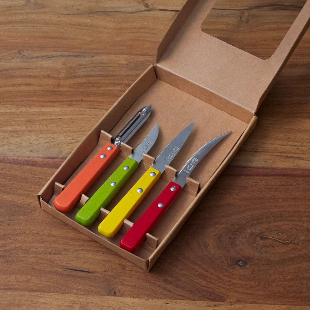 La Fourmi Colorful Wooden Kitchen Tools, Set of 4