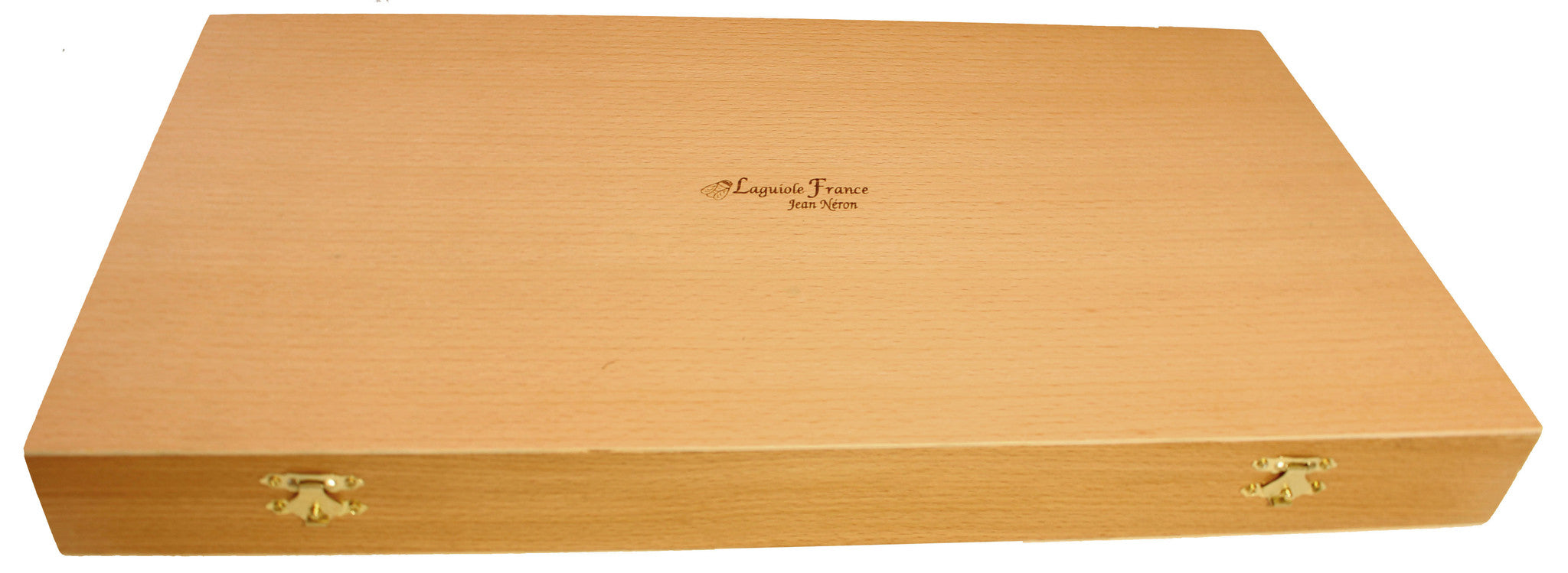 Laguiole 24 Piece Flatware Set, Platine Rainbow in Wood Presentation Box