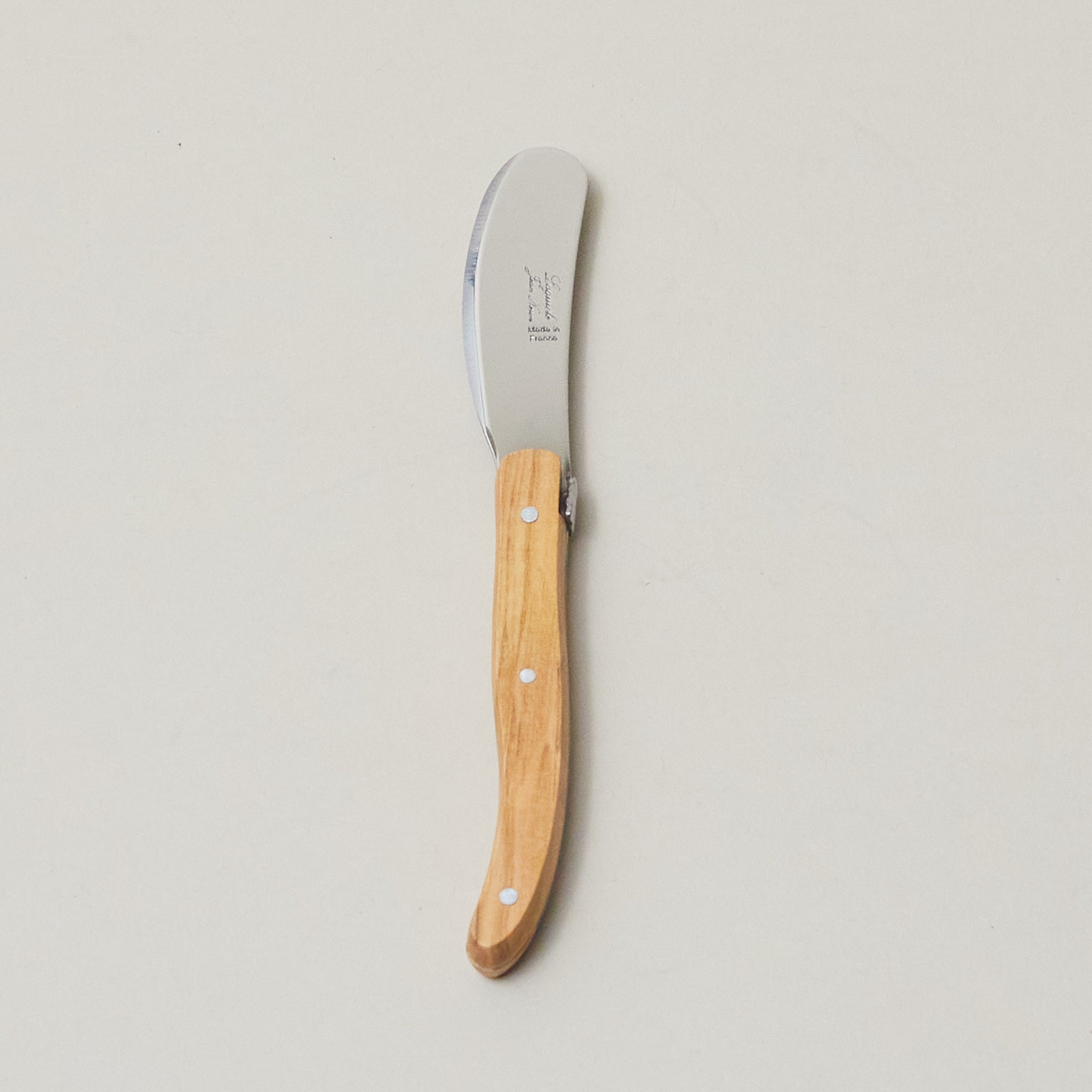 Laguiole Mini Spreader Olivewood regular finish