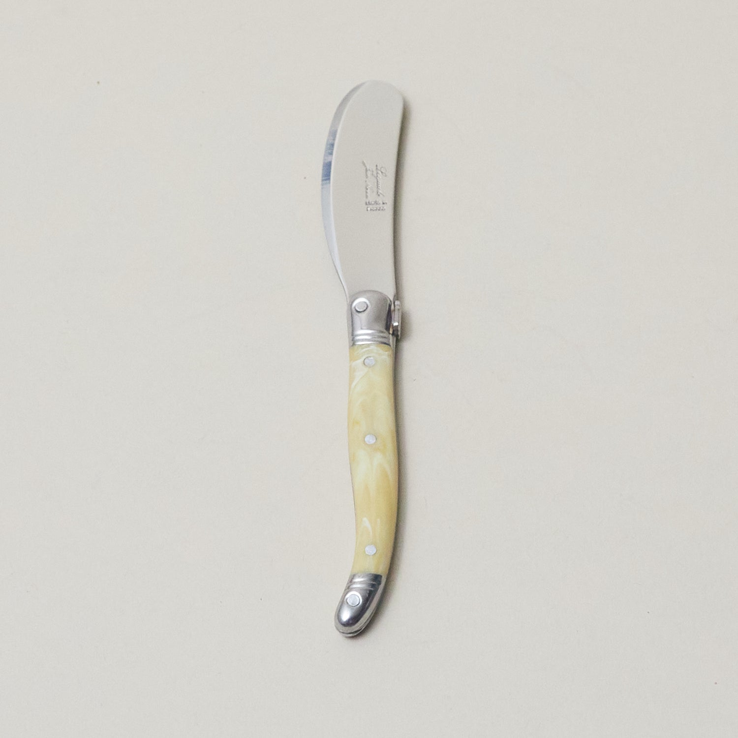 Laguiole Mini Spreader Pale Horn