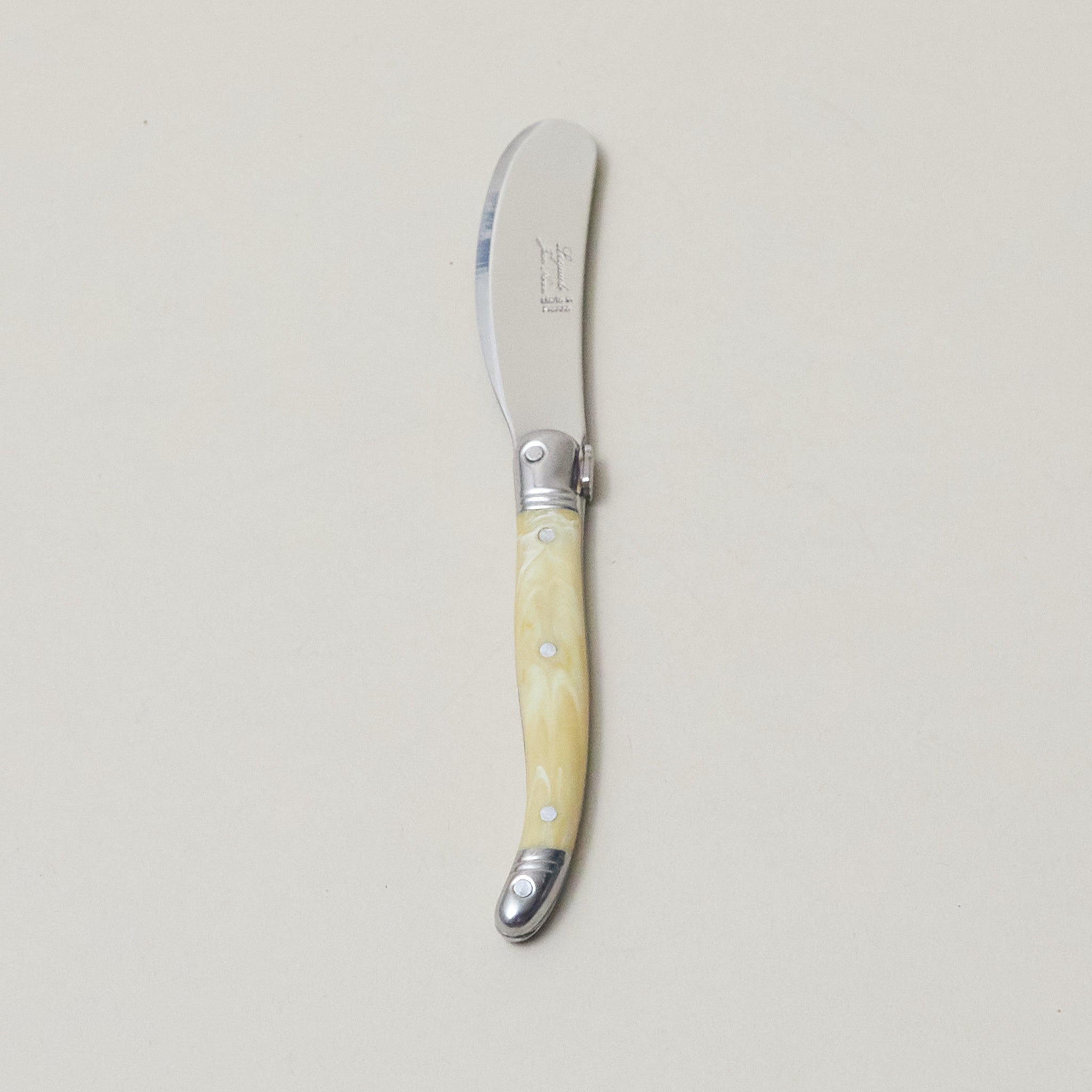 Laguiole Mini Spreader Pale Horn