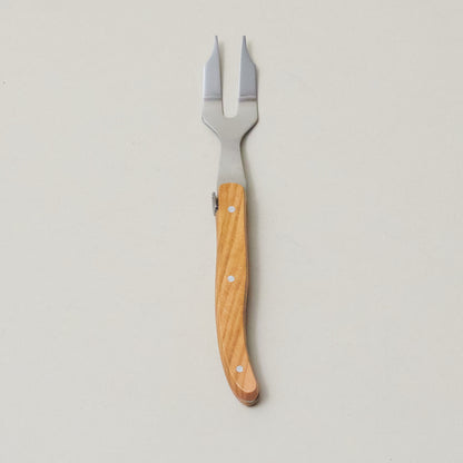 Laguiole Mini Cheese Fork Olivewood