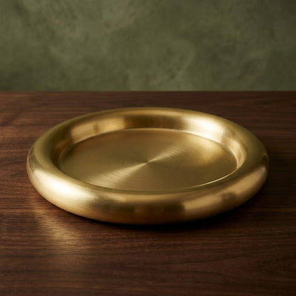 Gold Round Tray
