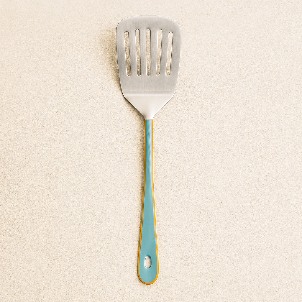 Harlow Bright Spatula with Stainless Steel Head, Blueberry