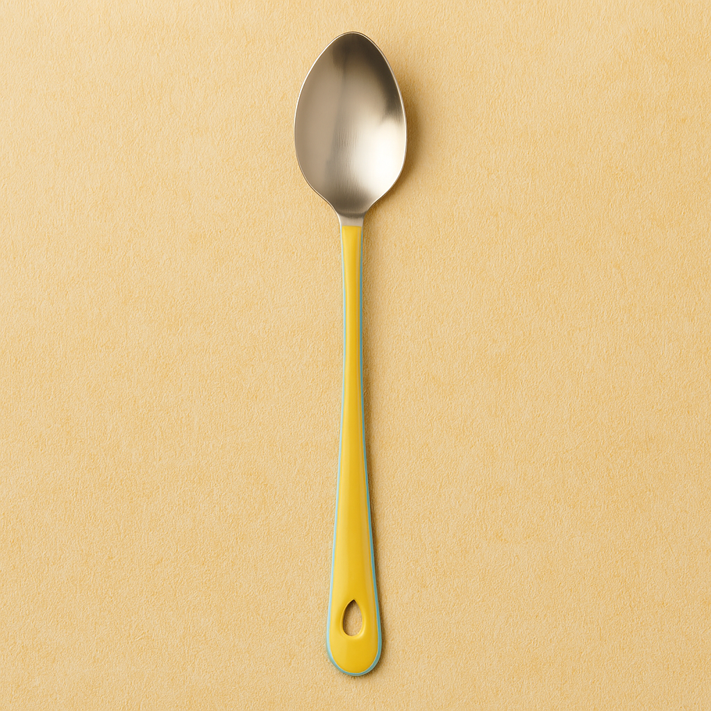 Harlow Bright Mixing Spoon With Stainless Steel Head, Mango