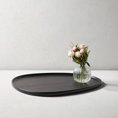 Talo Extra Large Acacia Tray, Ebony