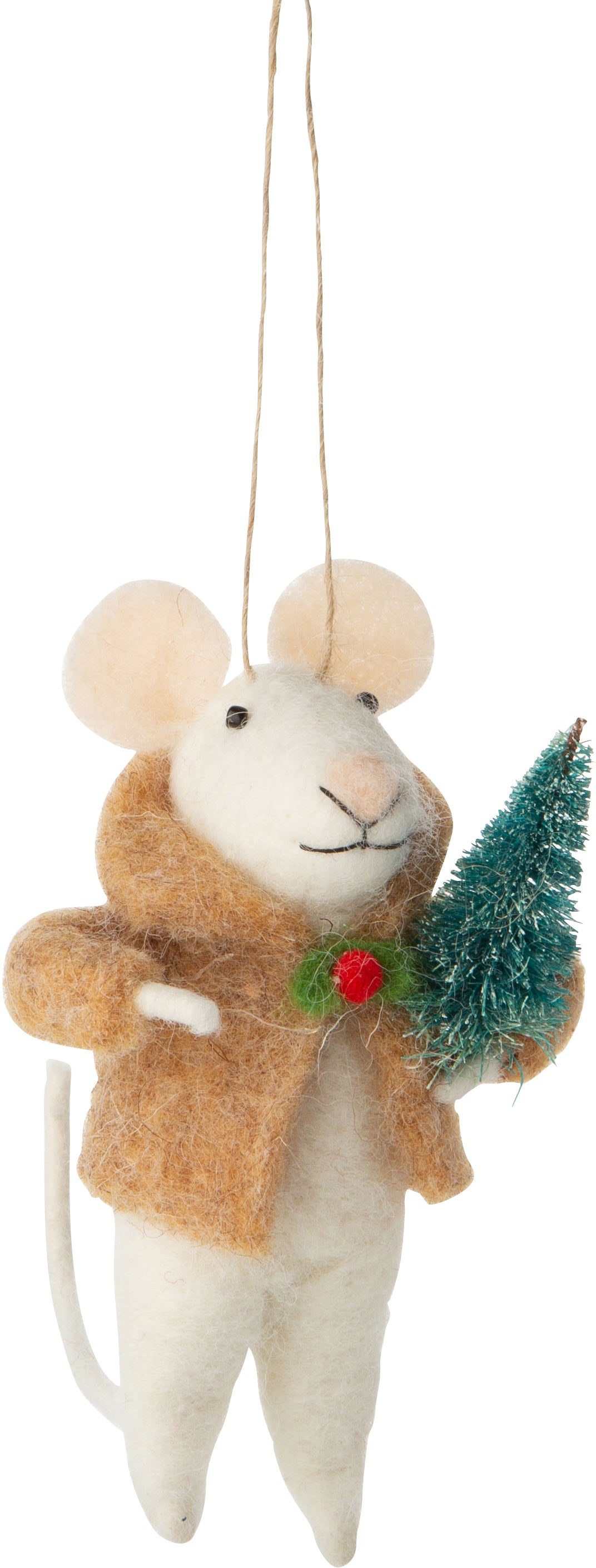 Felt Winter Mouse Ornament