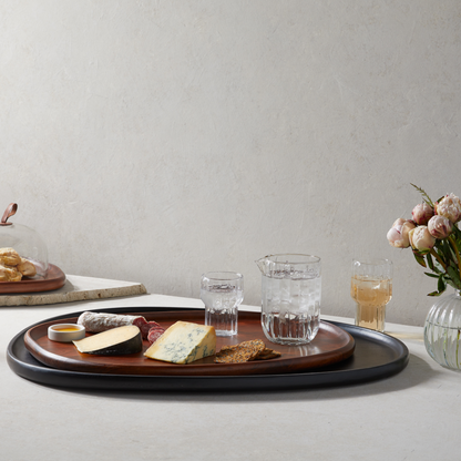 Talo Medium Acacia Tray, Walnut