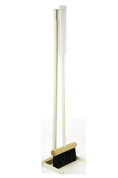 Andrée Jardin Mr. and Mrs. Clynk Complet Standing Broom &amp; Dustpan Set Brooms Andrée Jardin Brand_Andrée Jardin Home_Broom Sets Home_Household Cleaning Home_Provençal Style La Maison AndreeJardinMr.andMrs.ClynkCompletStandingBroom_DustpanSetinCream_030a43b1-011c-4978-b036-d327ccfc47b4