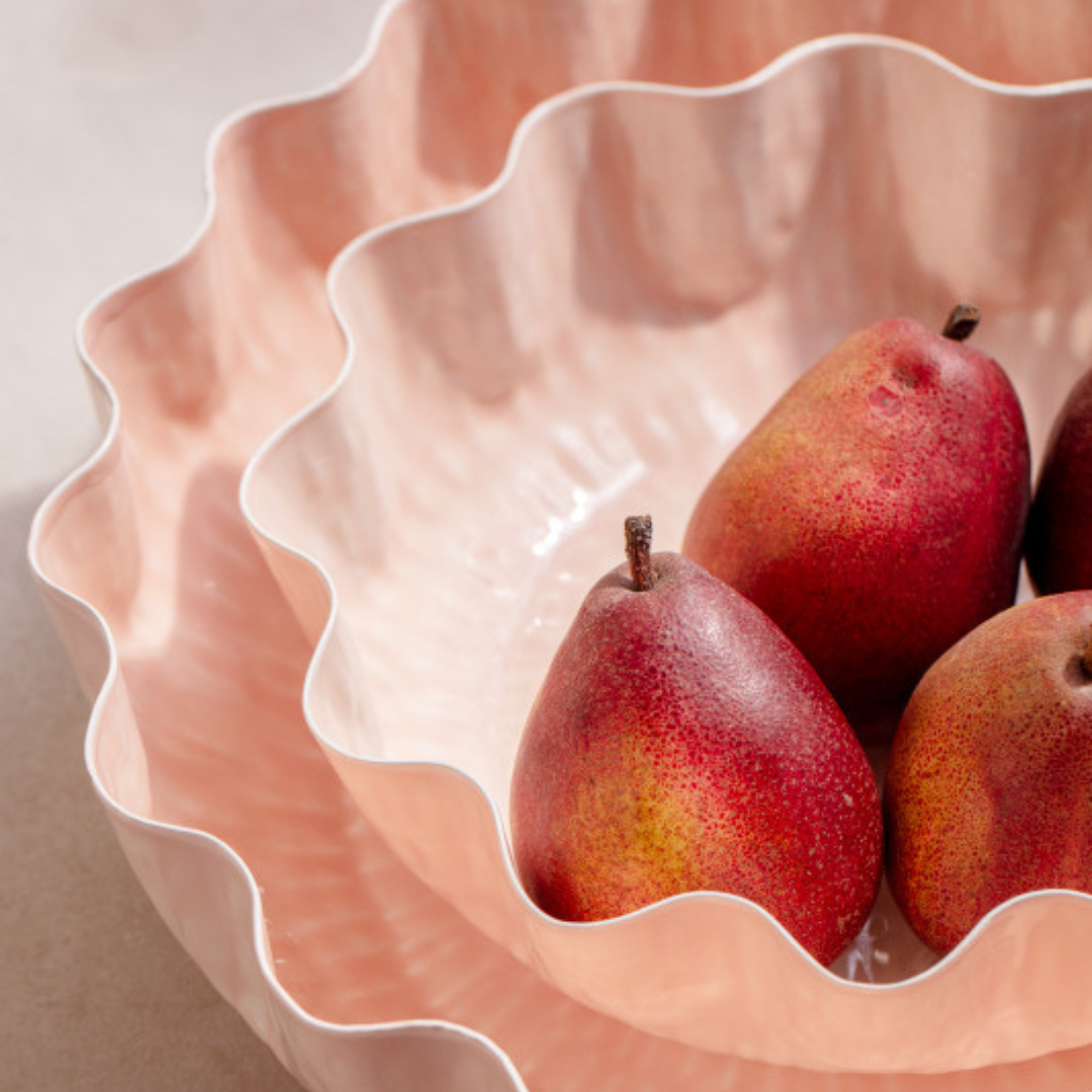 Nera Light Rose Bowls, Set of 2