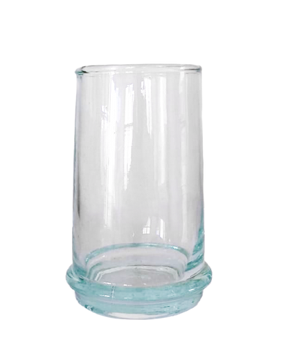 Beldi Large Tapered Tumbler Clear Glass Kessy Beldi Brand_Kessy Beldi Brand_Une Vie Nomade Kitchen_Drinkware Wine Glasses Beldi_L8C