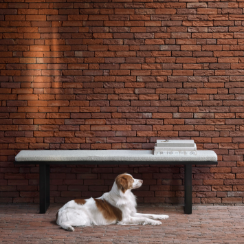 Stability Bench, Natural Fabric