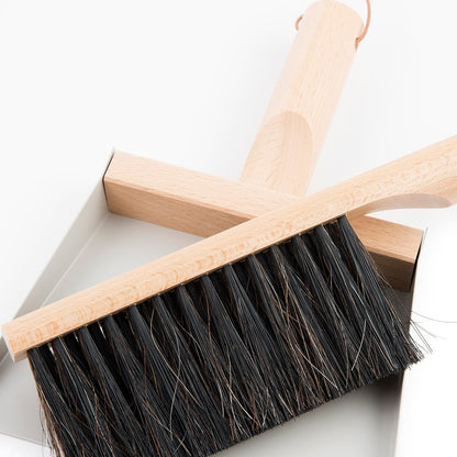 Andrée Jardin Mr. and Mrs. Clynk Grey Dustpan &amp; Brush &quot;Coffret&quot; Gift Set Andrée Jardin andree-jardin-mr-and-mrs-clynk-grey-dustpan-brush-coffret-gift-set - French Dry Goods