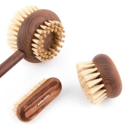 Andrée Jardin Heritage Ash Wood Nail Brush Andrée Jardin andree-jardin-heritage-ash-wood-nail-brush-set-of-2 - French Dry Goods