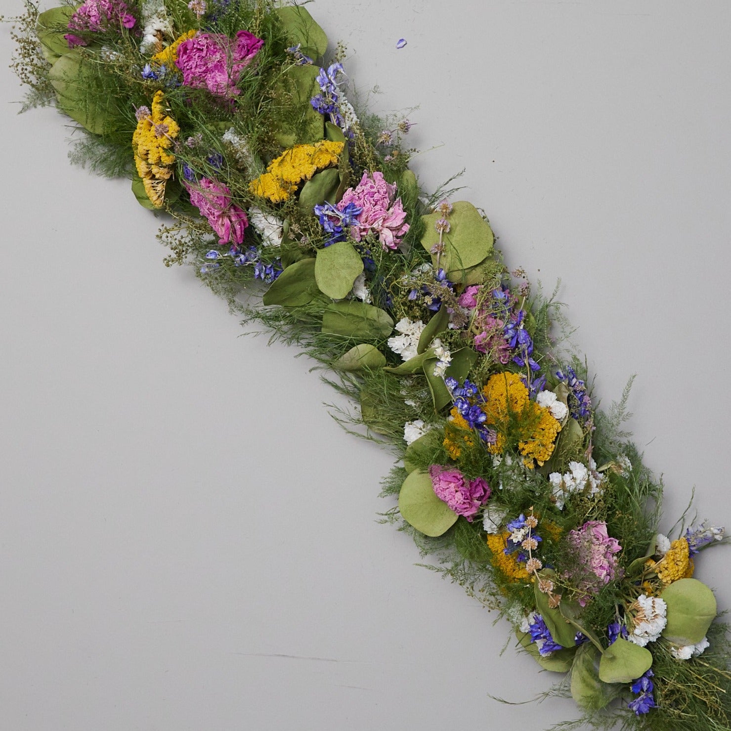 Peony Spring Dried Floral Garland, 3&