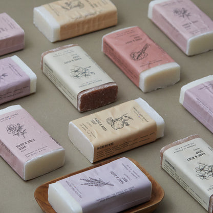 FDG Solid Hand &amp; Body Soap--Rose (130 grams)