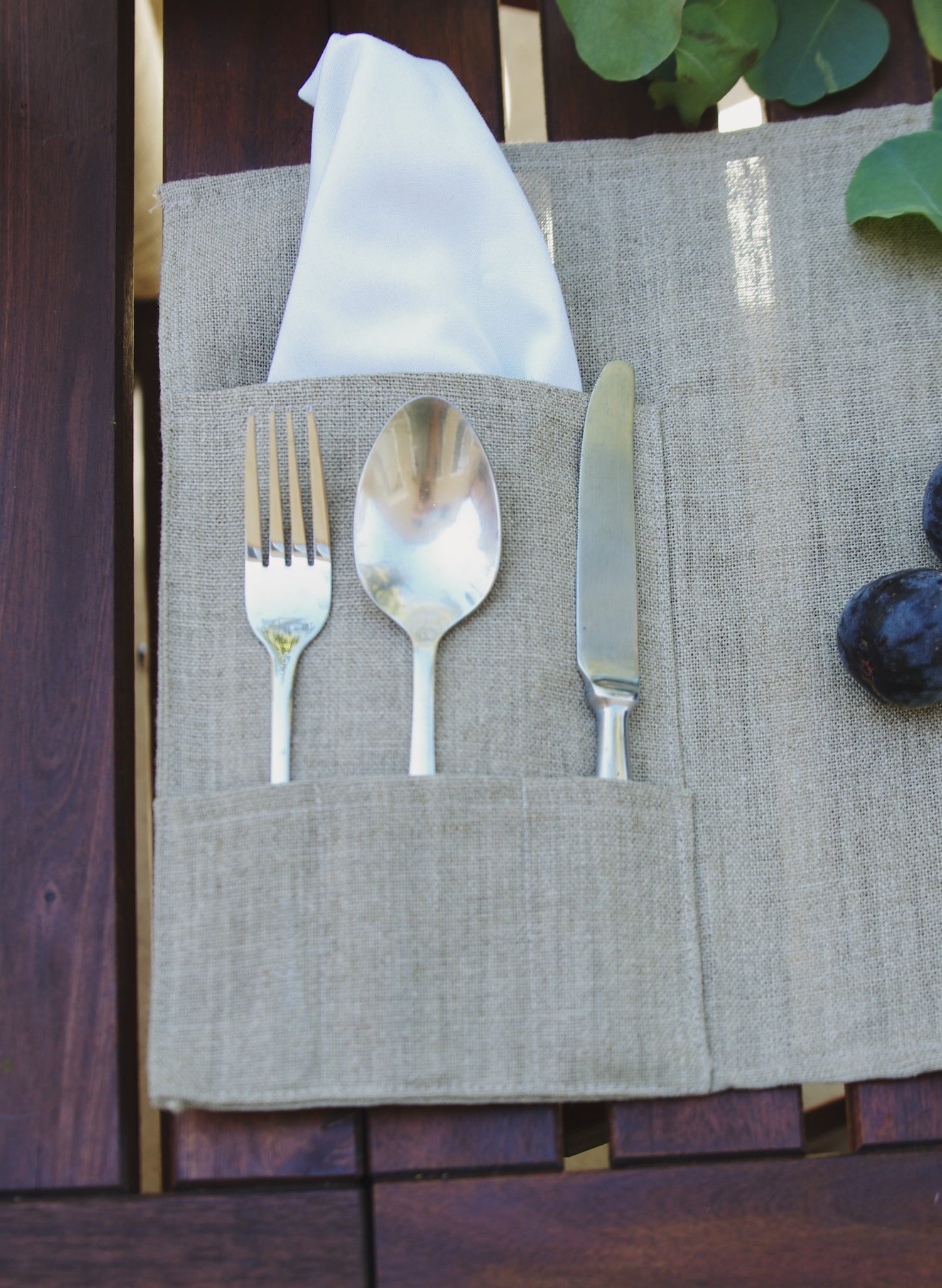 Thieffry Belgian Linen Placemat with Napkin Pocket