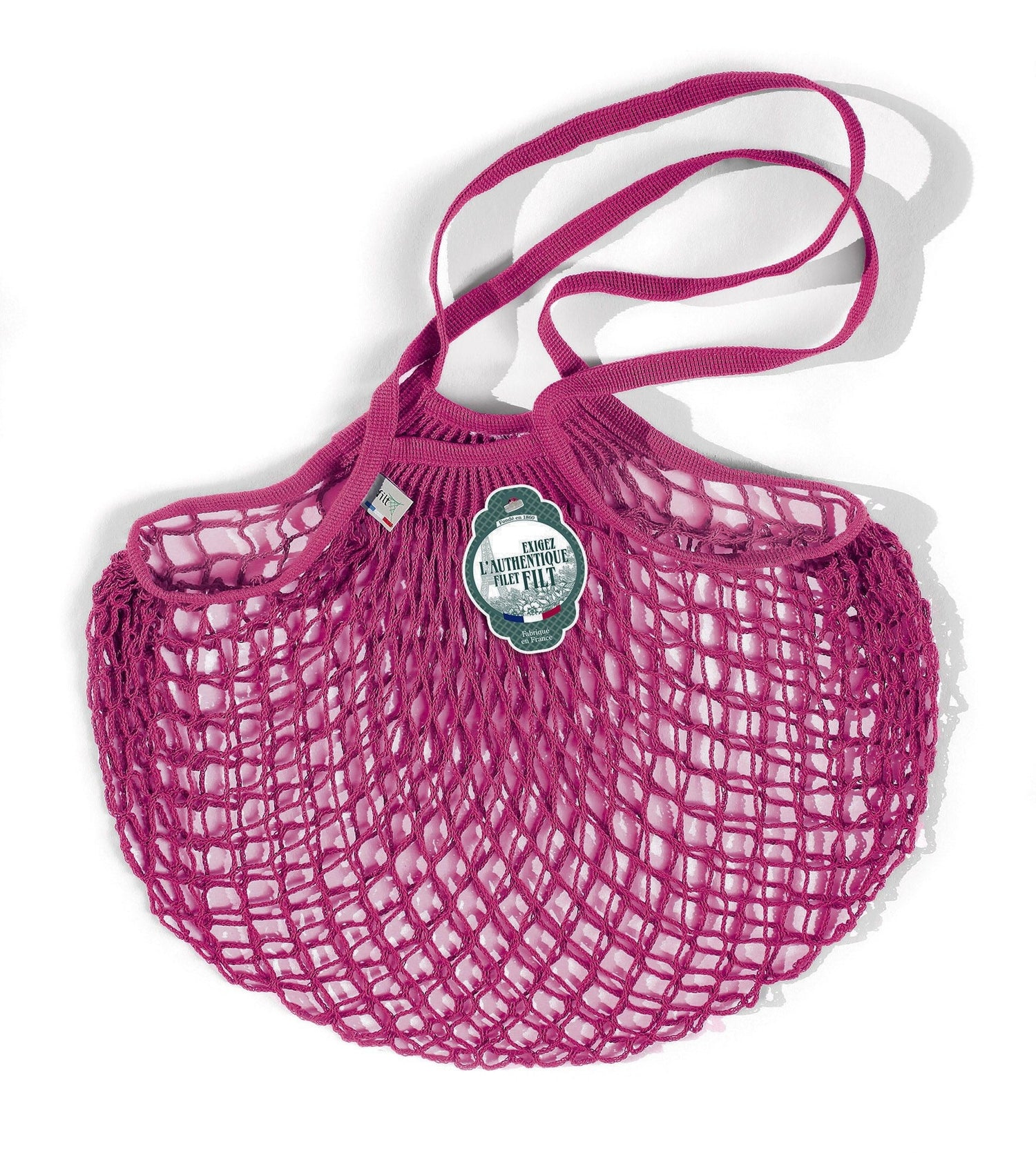 Filt Raspberry Cotton Shopper Medium -220 RASPBERRY