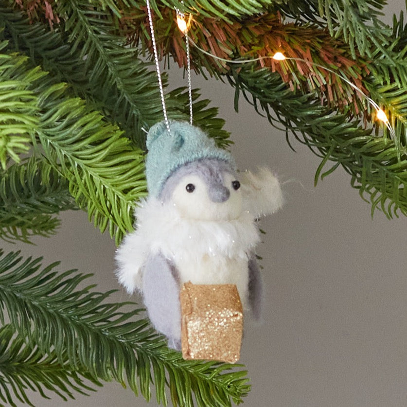 Felt Cozy Penguin Ornament
