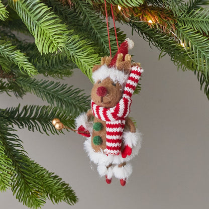 Felt Christmas Reindeer Ornament