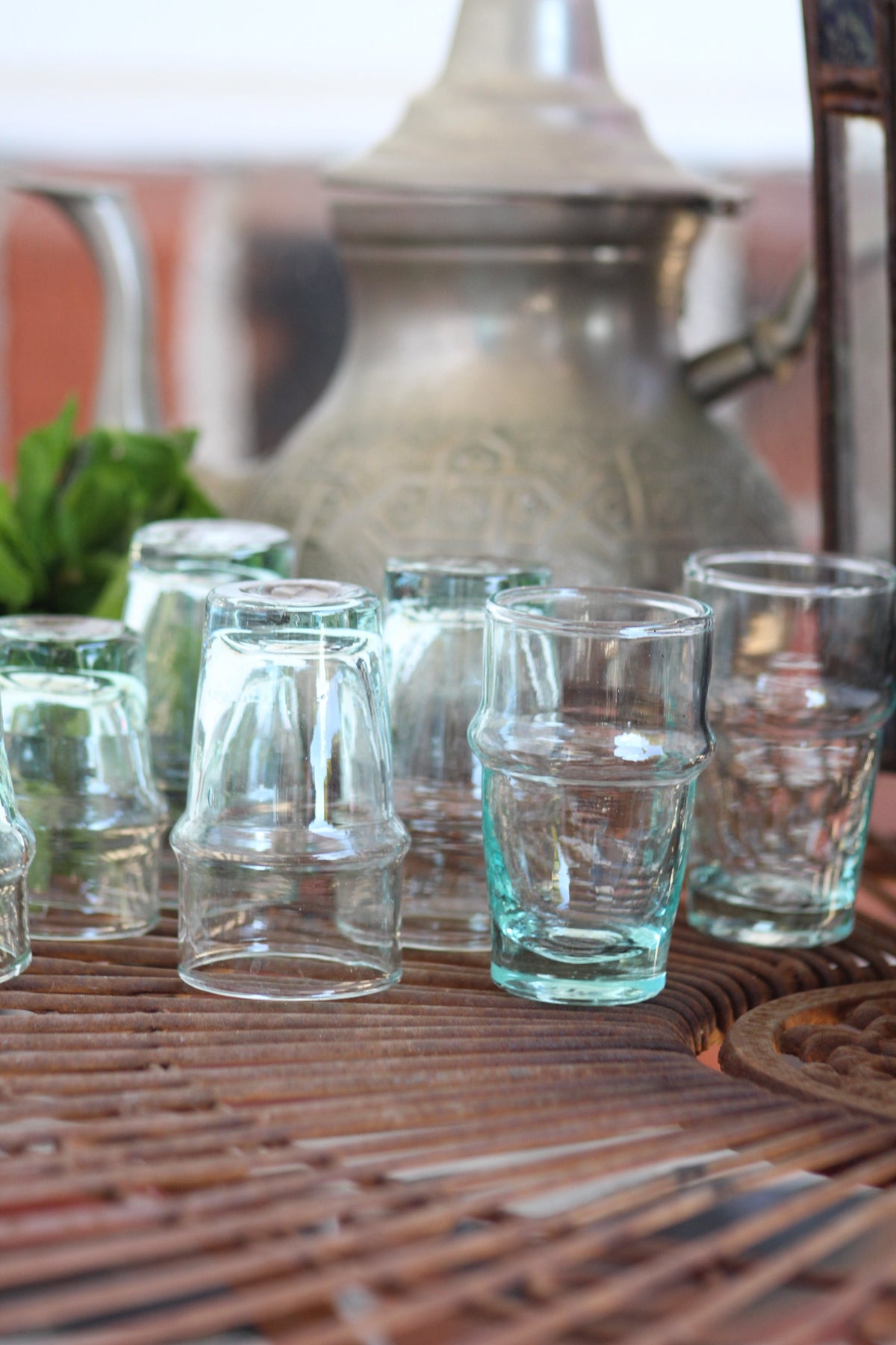 Beldi Small Glass Clear Glass Kessy Beldi Brand_Une Vie Nomade Kitchen_Drinkware Wine Glasses IMG_7941