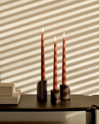 Pi Console, Varnished Mahogany, Dark Brown