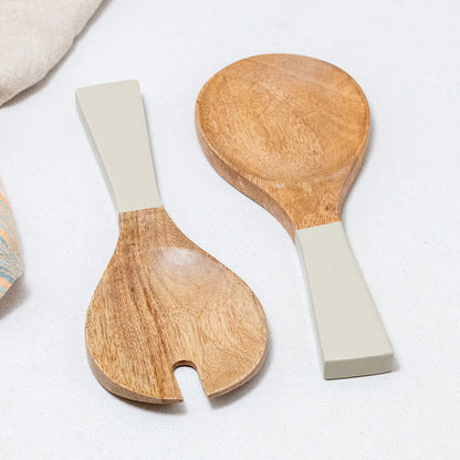 Madras Serving Set, Taupe