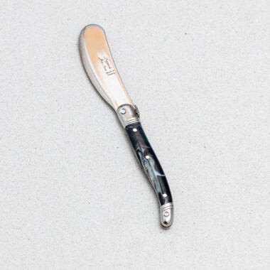 Set of 4 Laguiole Mini Spreader Black Marble