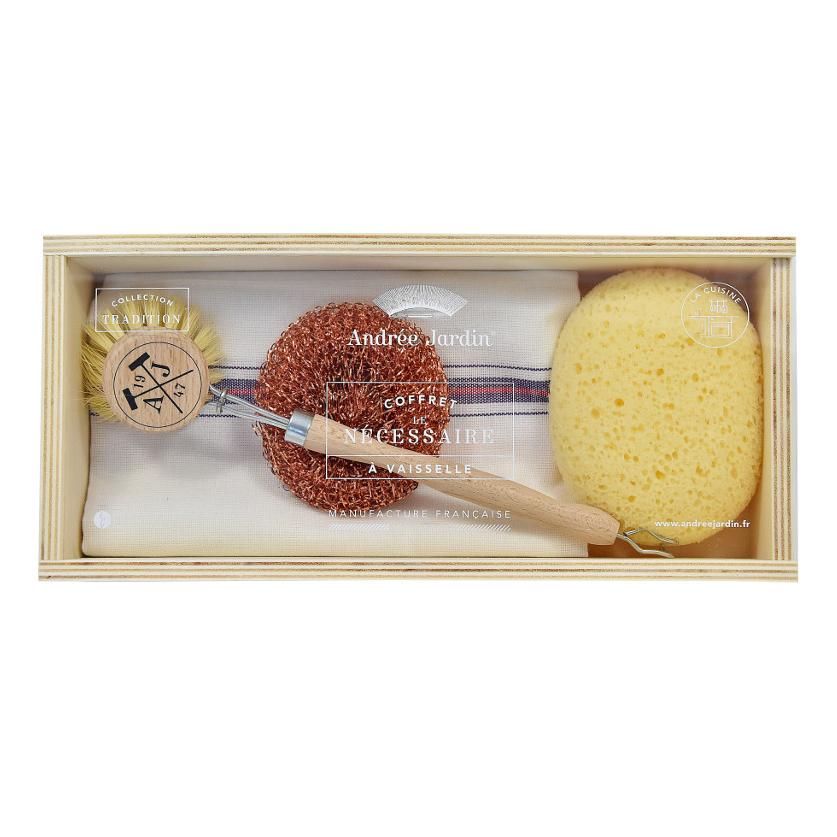 Andrée Jardin &quot;Tradition&quot; Dish Kit in Wooden Box Andrée Jardin andree-jardin-tradition-dish-kit-in-wooden-box - French Dry Goods