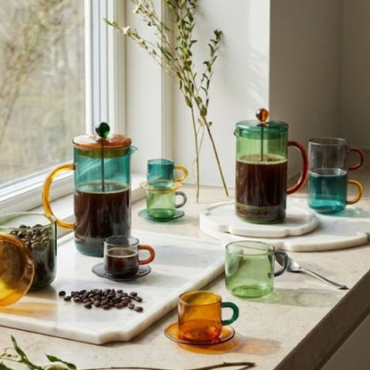 Niko French Press, Green &amp; Amber