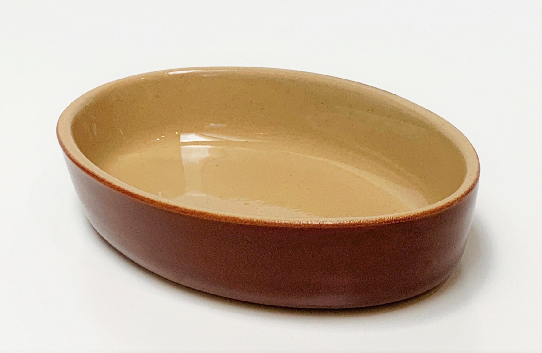 Poterie Renault Oval Dish - Small (.25L) Brown Ceramic Poterie Renault Brand_Poterie Renault Dinnerware_Bowls &amp; Plates Home_Decor Kitchen_Dinnerware New Arrivals Poterie Renault Pc81b0.25L