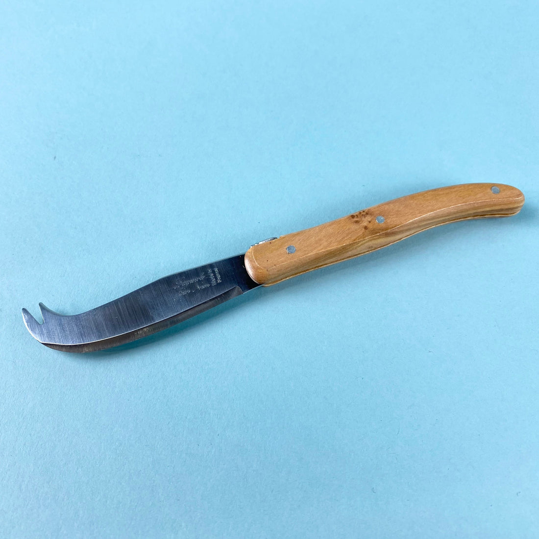 Laguiole Olivewood Mini Fork Tipped Cheese Knife Cutlery Laguiole Brand_Laguiole Flatware Sets Kitchen_Dinnerware Kitchen_Kitchenware Laguiole PhotoJul27_102007AM